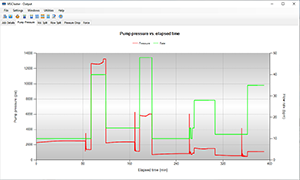 Pumping Schedule | MSCluster Screenshot