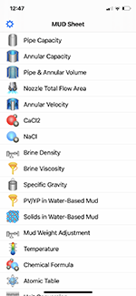 Functions  | MUDSheet Mobile App Screenshot
