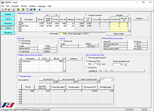 Underbalanced Drilling Hydraulics | UBDPRO Screenshot